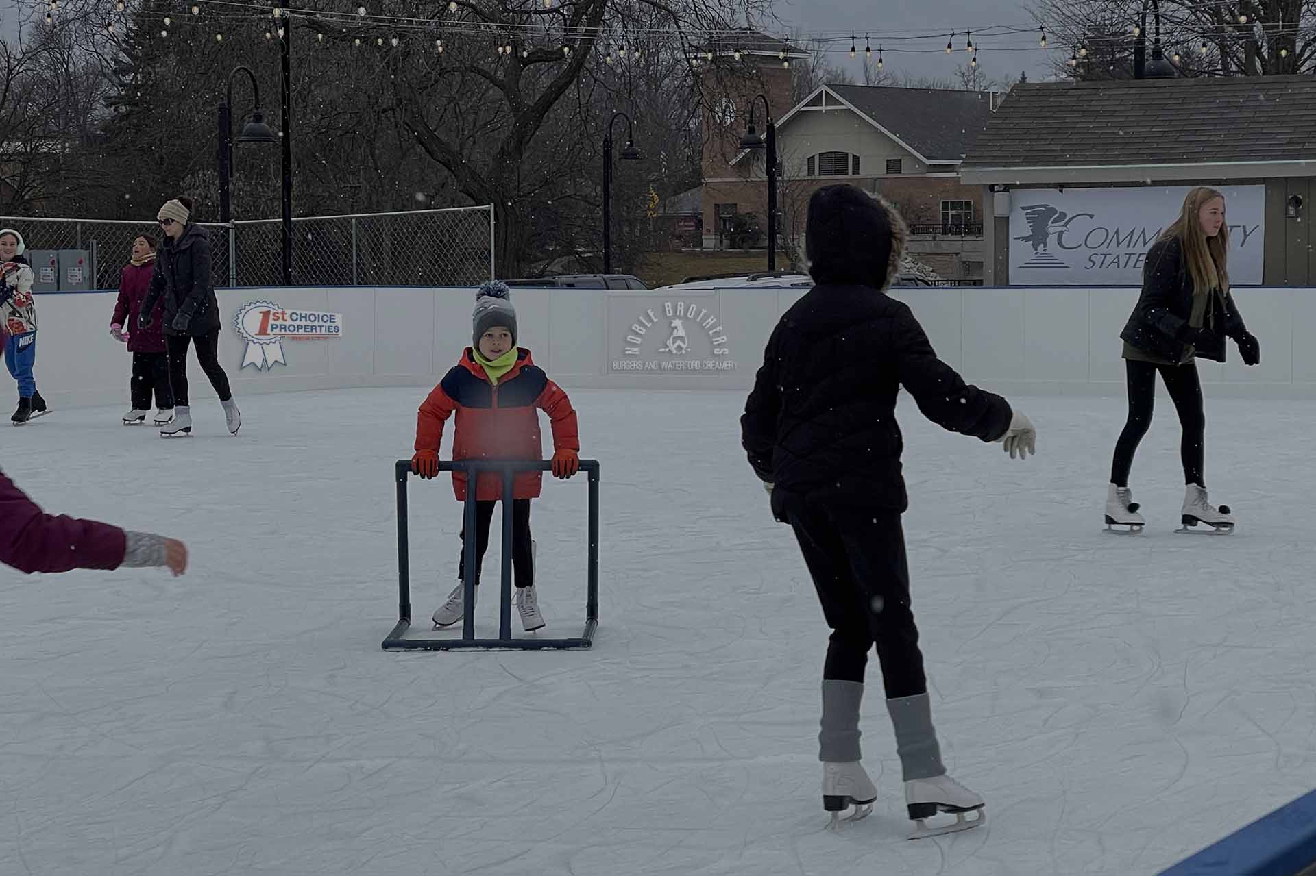 Waterford Lions supports the Village Ice Rink