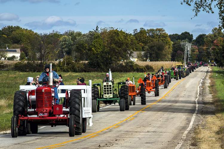 Tractorcade thru Waterford